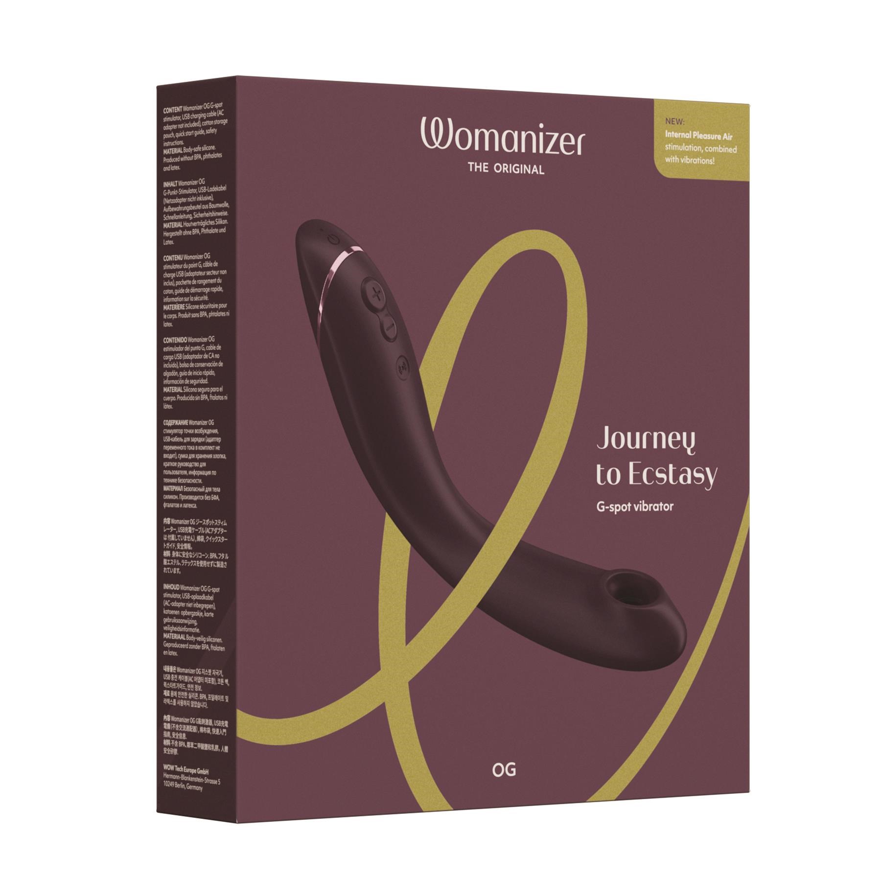 Womanizer OG Air Pleasure G-Spot Massager - Packaging Shot
