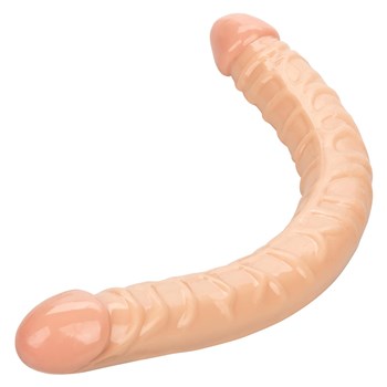 Size Queen 17 Inch Double Dong - Product Shot - White