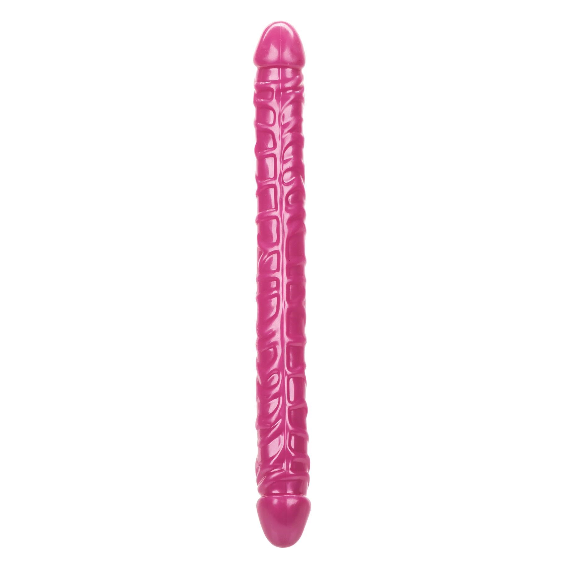 Size Queen 17 Inch Double Dong - Product Shot - Pink