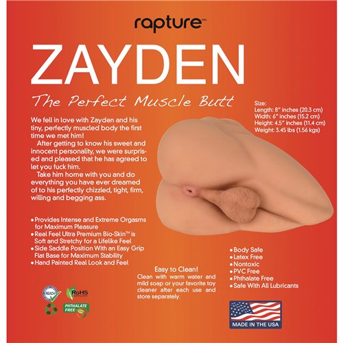 Zayden The Perfect Muscle Butt packaging