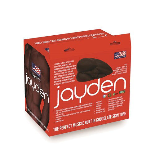 Jayden The Perfect Muscle Butt back of box
