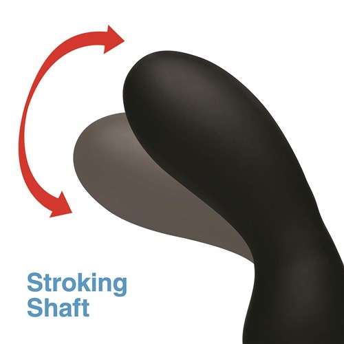 Alpha Pro 7X Prostate Massager close up of stroking shaft tip