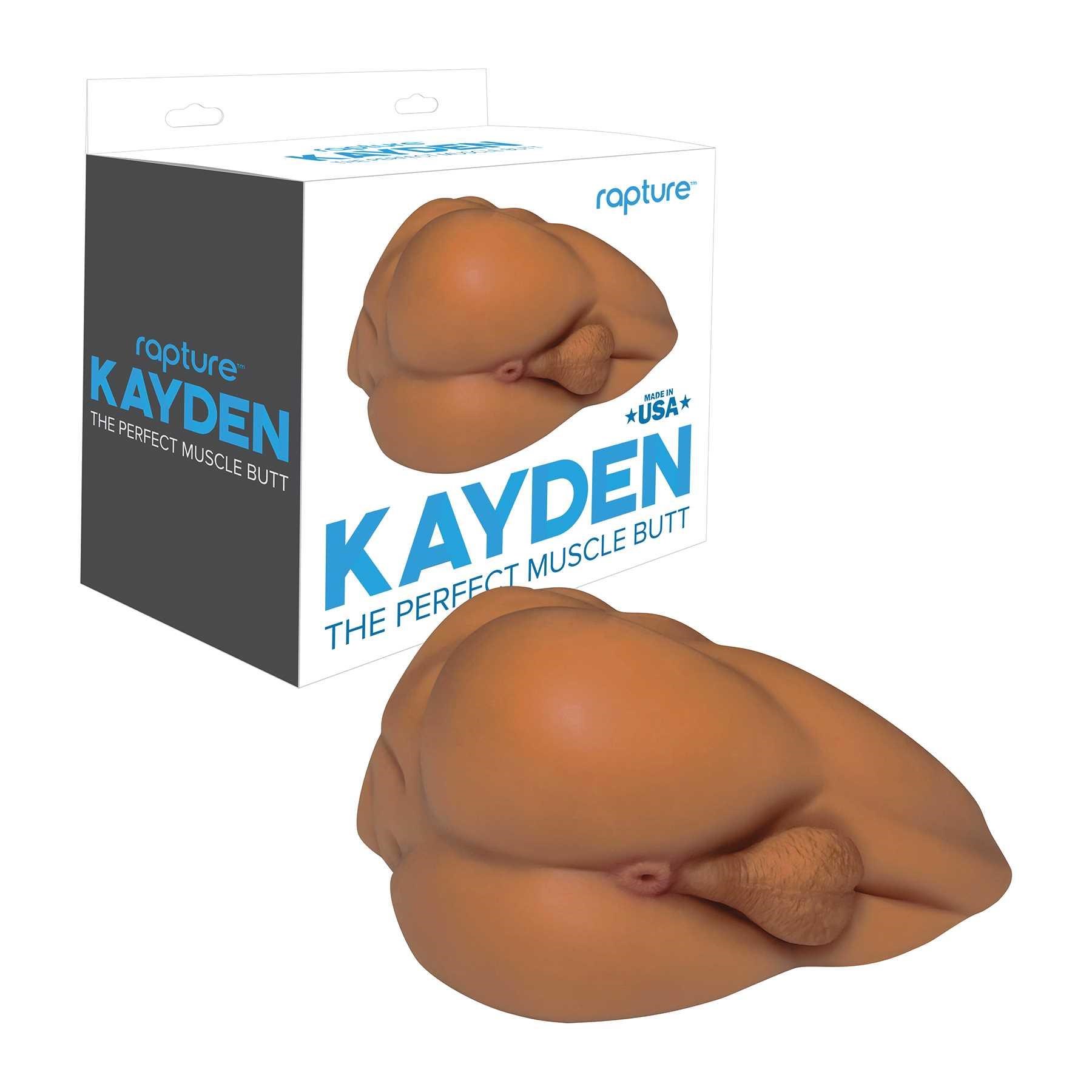 Kayden the Perfect Muscle Butt product and box