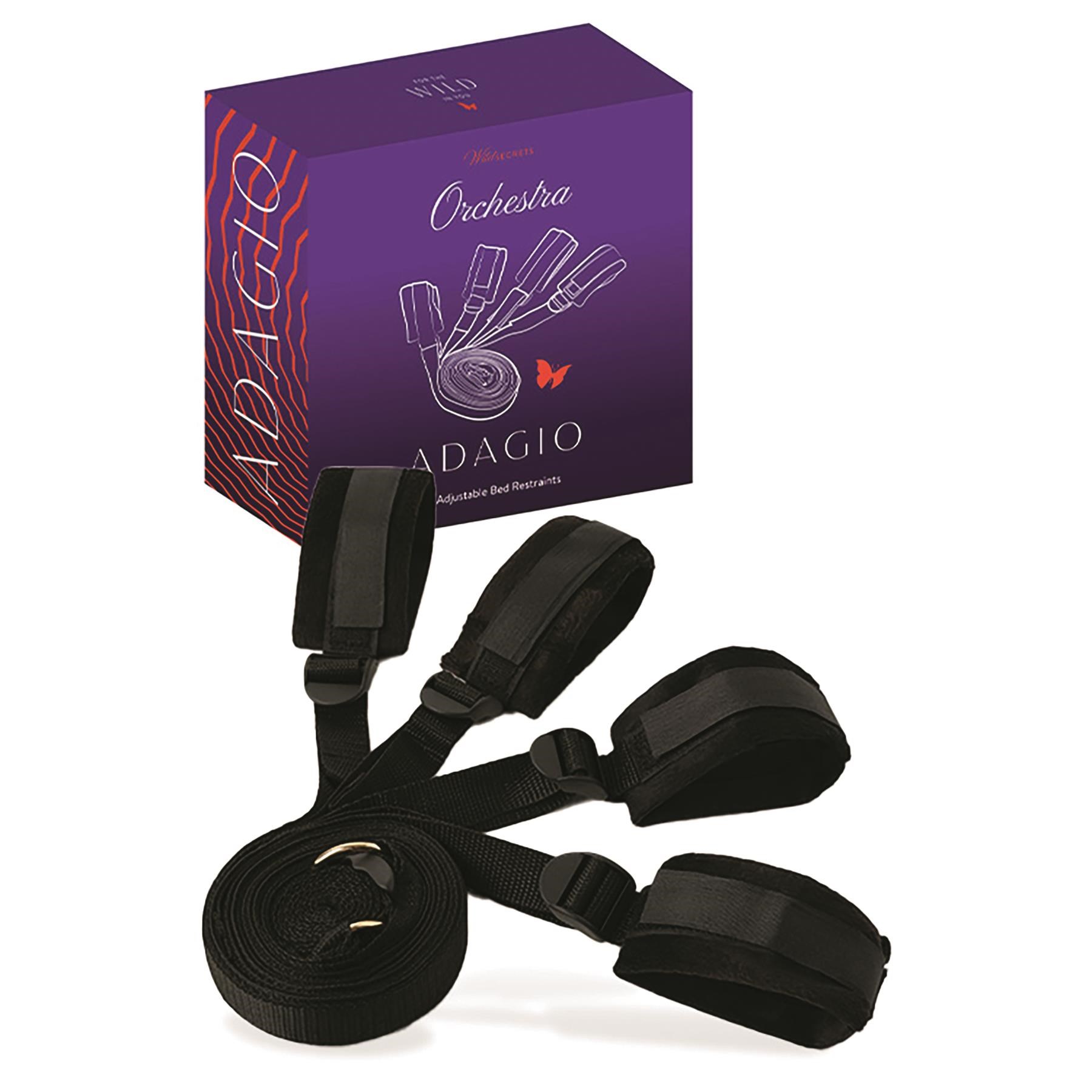 Wild Secrets Orchestra Adagio Bed Restraints - Product and Packaging Shot