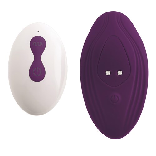 Playboy Pleasure Our Little Secret Panty Vibrator - Back of Vibe and Remote
