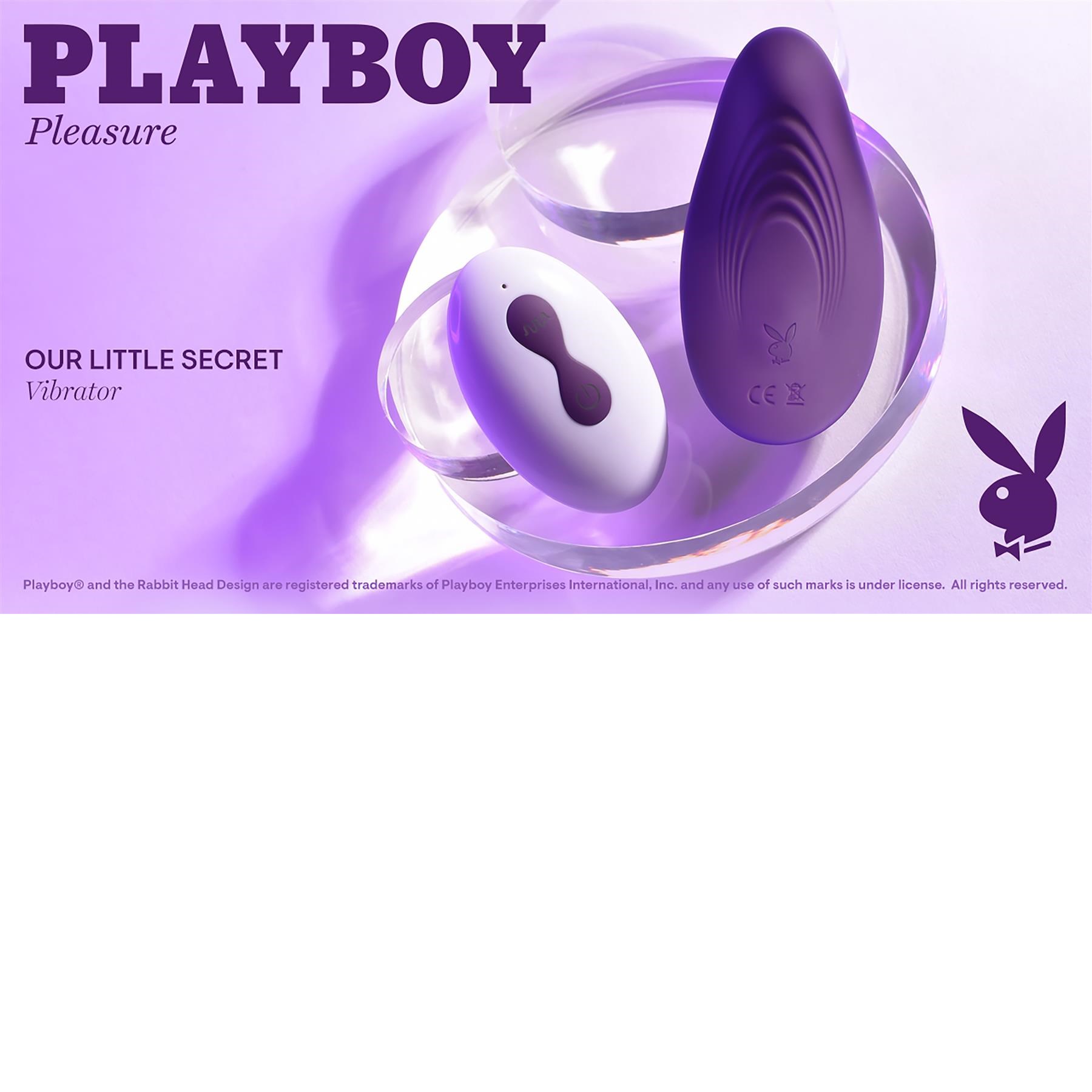 Playboy Pleasure Our Little Secret Panty Vibrator - Lifestyle Shot