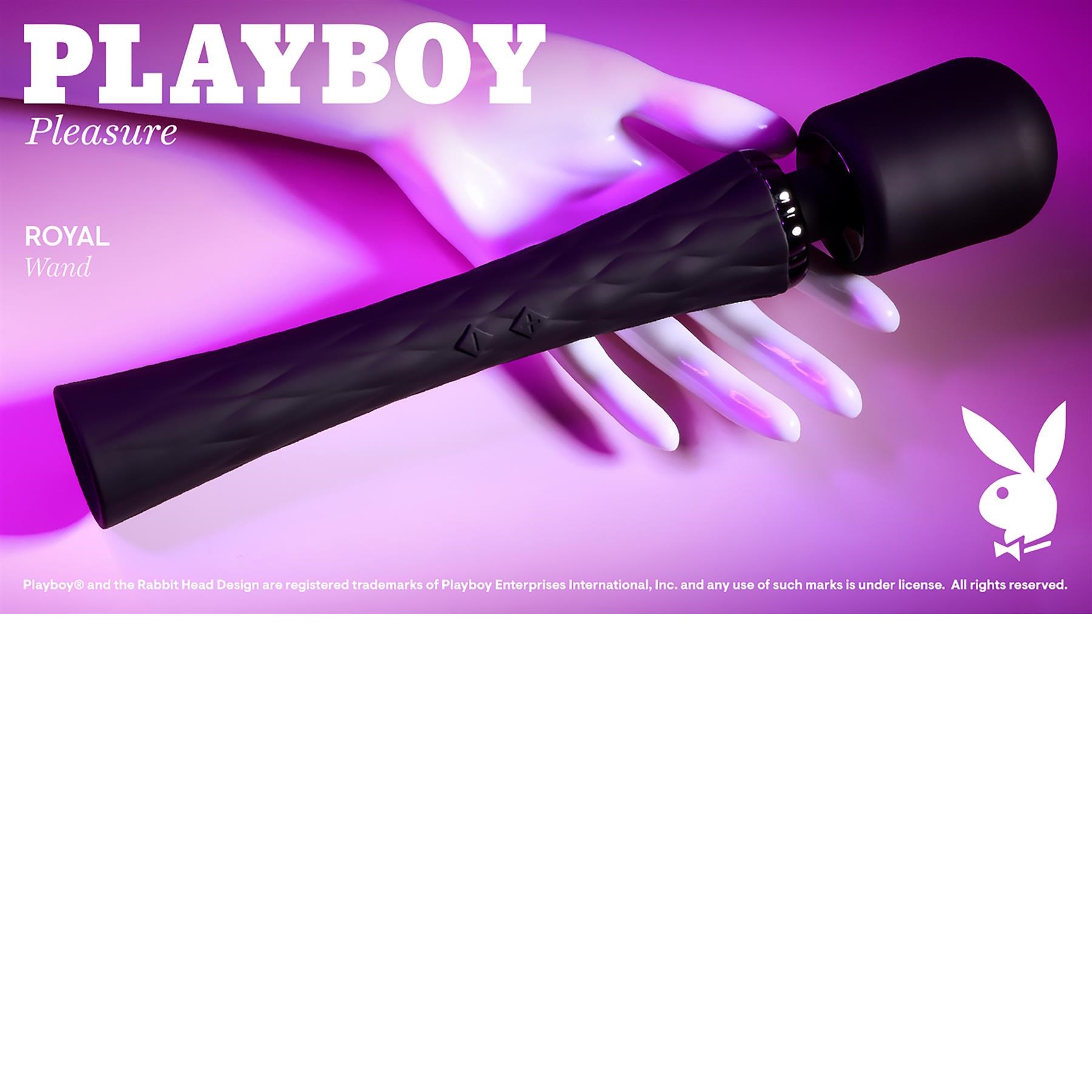 Playboy Pleasure Royal Wand Massager - Lifestyle Image