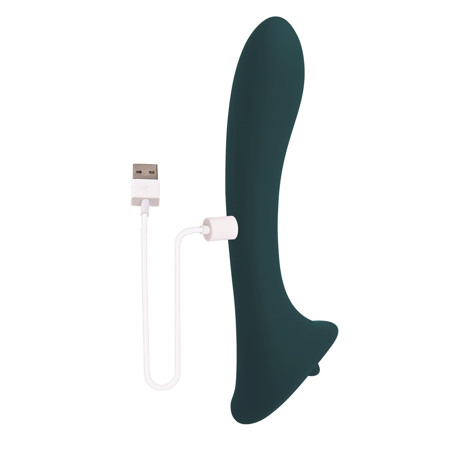 Playboy Pleasure True Indulgence Clitoral Massager - Showing Where Charging Cable is Placed