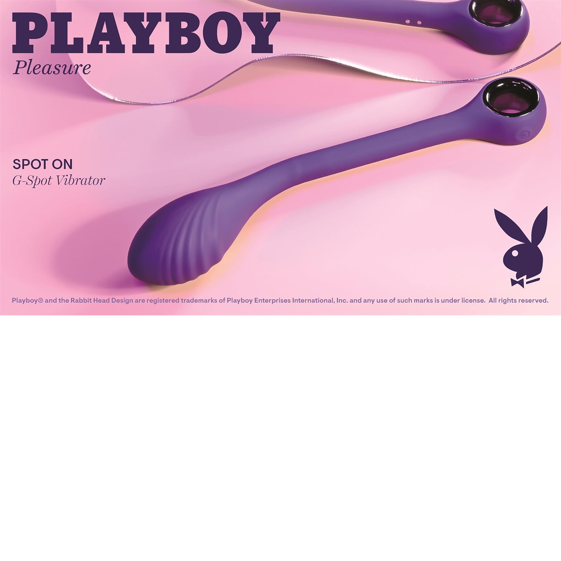 Playboy Pleasure Spot On G-Spot Massager - Lifestyle Image