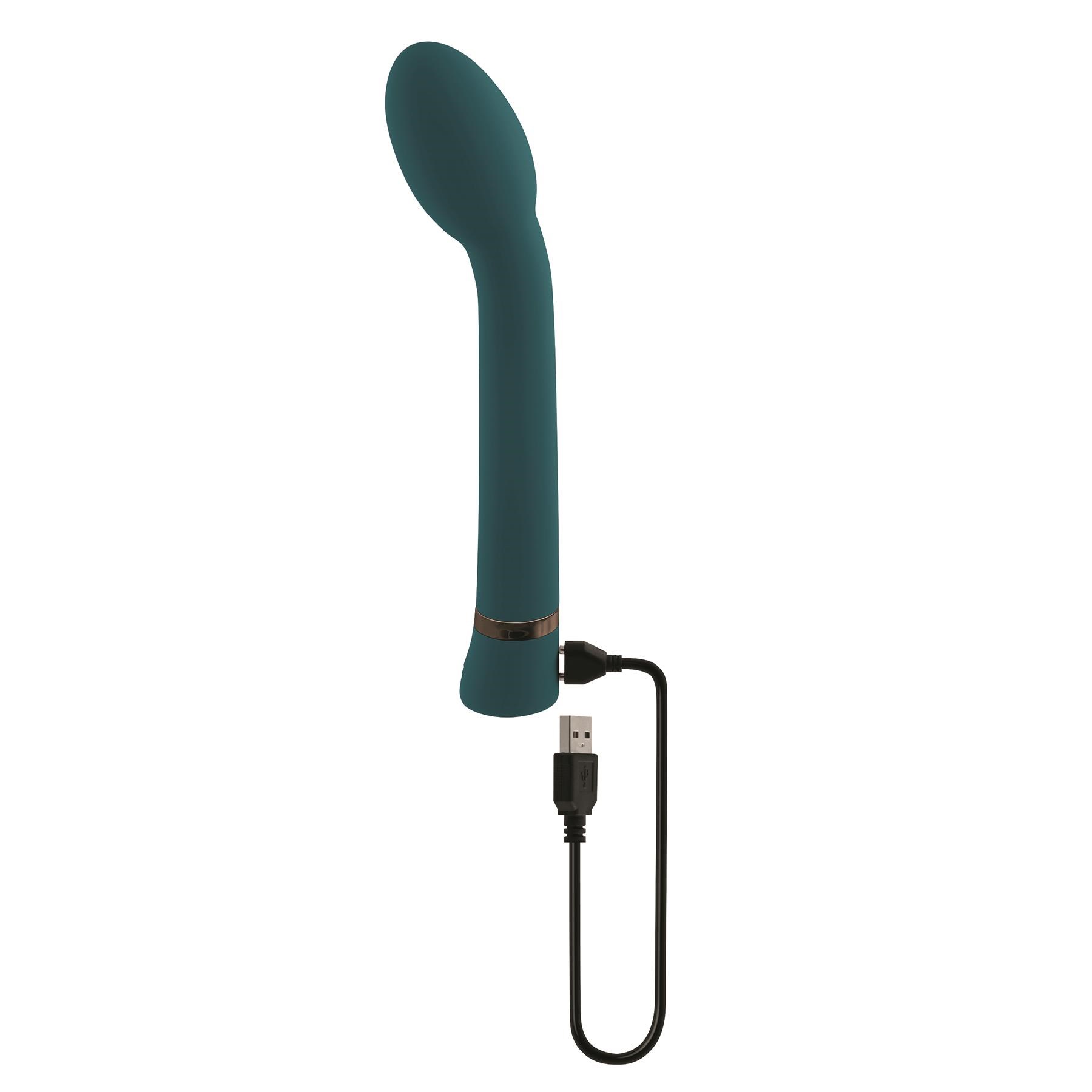 Playboy Pleasure On The Spot G-Spot Massager - Showing Where Charging Cable is Placed
