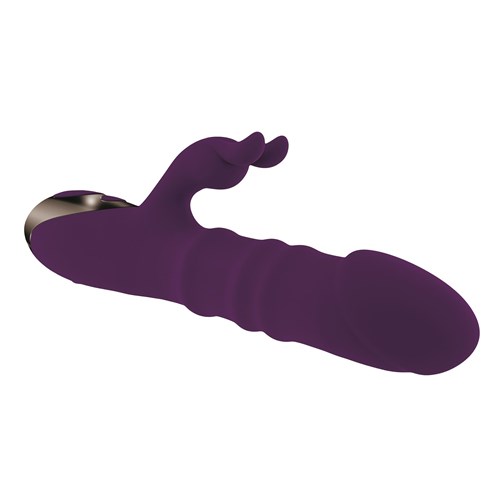Playboy Pleasure Hop To It Rabbit Massager With Rolling Rings-Product Shot #5