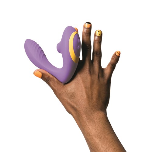 Romp Reverb G-Spot And Clitoral Suction Stimulator - Hand Shot