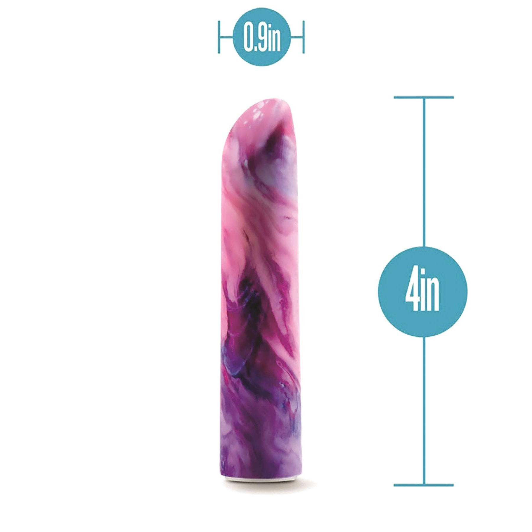 Limited Addiction Rechargeable Power Bullet - Dimensions - Purple