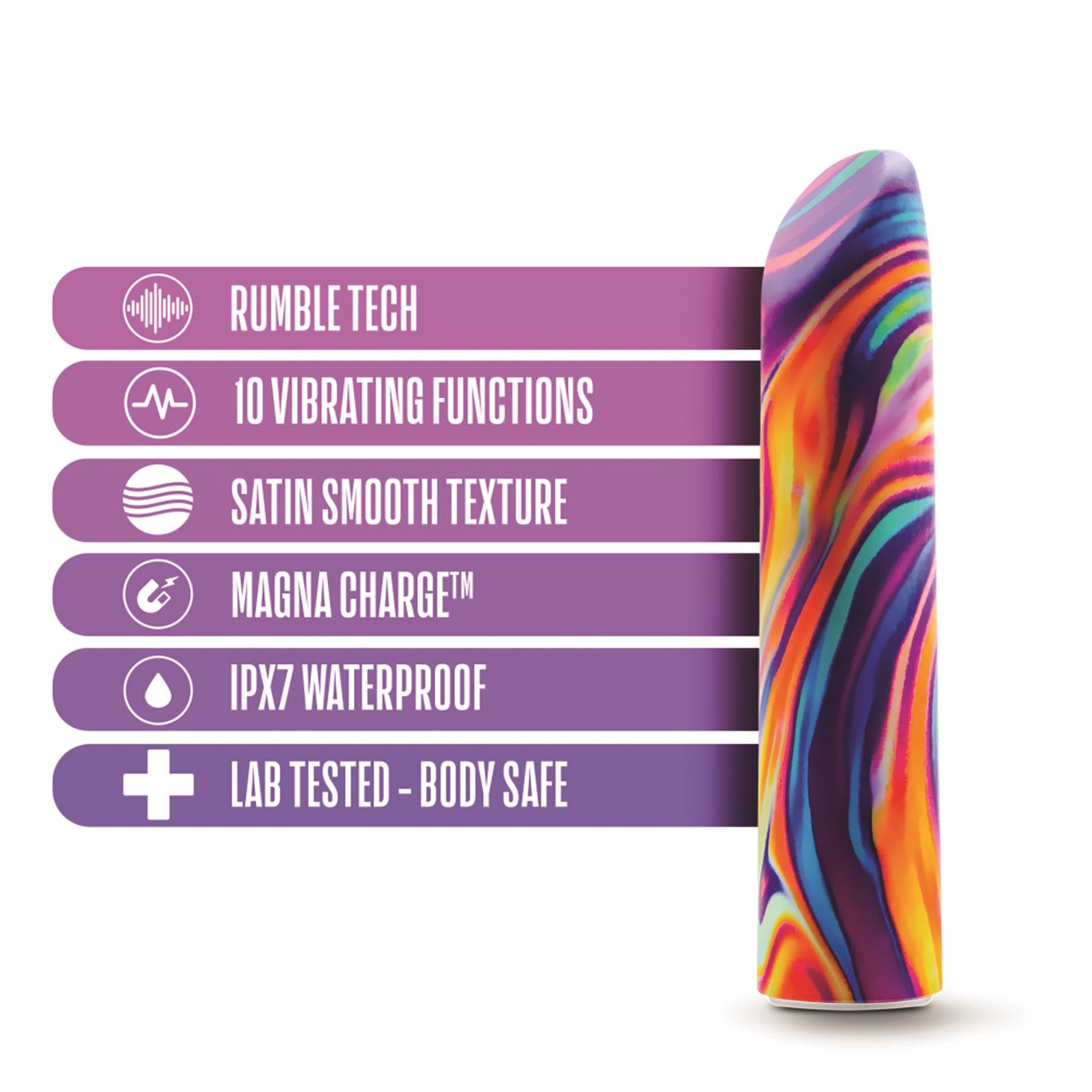 Limited Addiction Rechargeable Power Bullet - Features - Multicolor