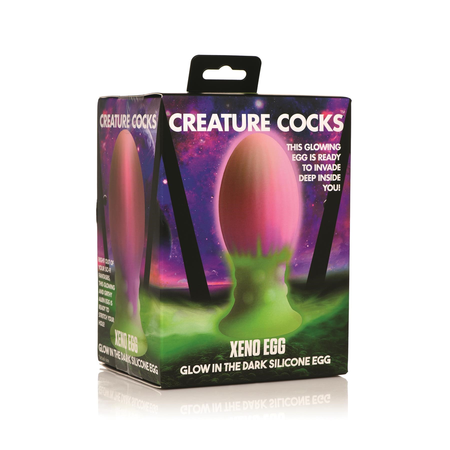 CreatureCocks Xeno Glow In The Dark Egg - Packaging - Large