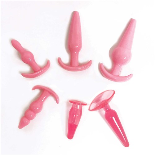 Try-Curious Anal Plug Kit - pink