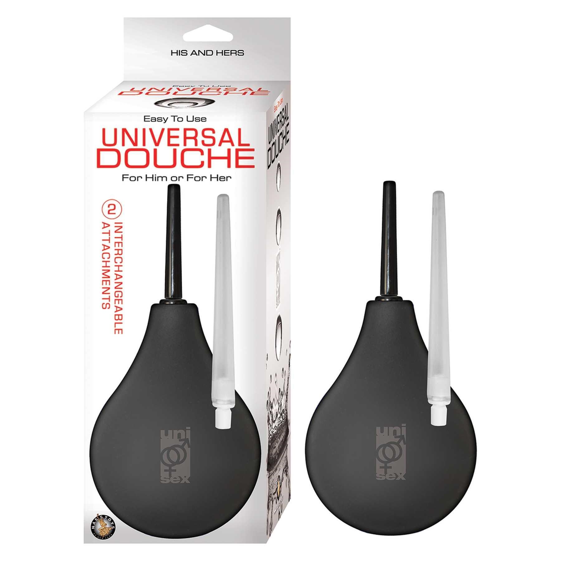 UNIVERSAL DOUCHE black with package