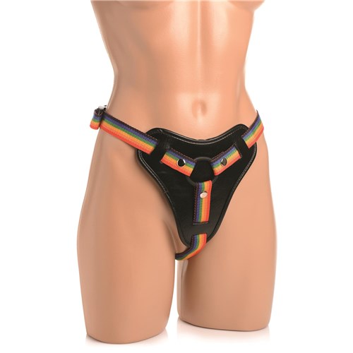 Take The Rainbow Universal Harness - Product Shot on Mannequin