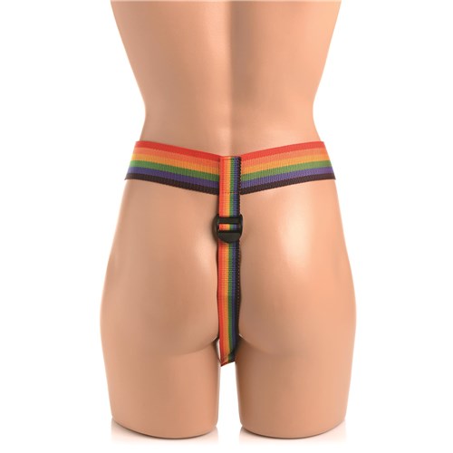 Take The Rainbow Universal Harness - Product Shot on Mannequin - Back