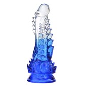 Out Of This World Pleasure Dildo - Blue