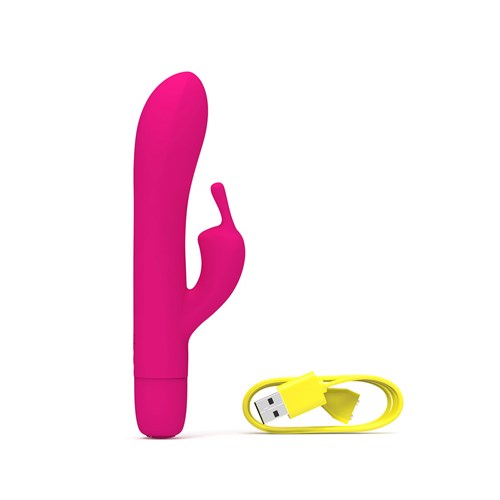 BSwish Bwild Bunny Classic Rechargeable Vibrator - Product with Charging Cable - Pink