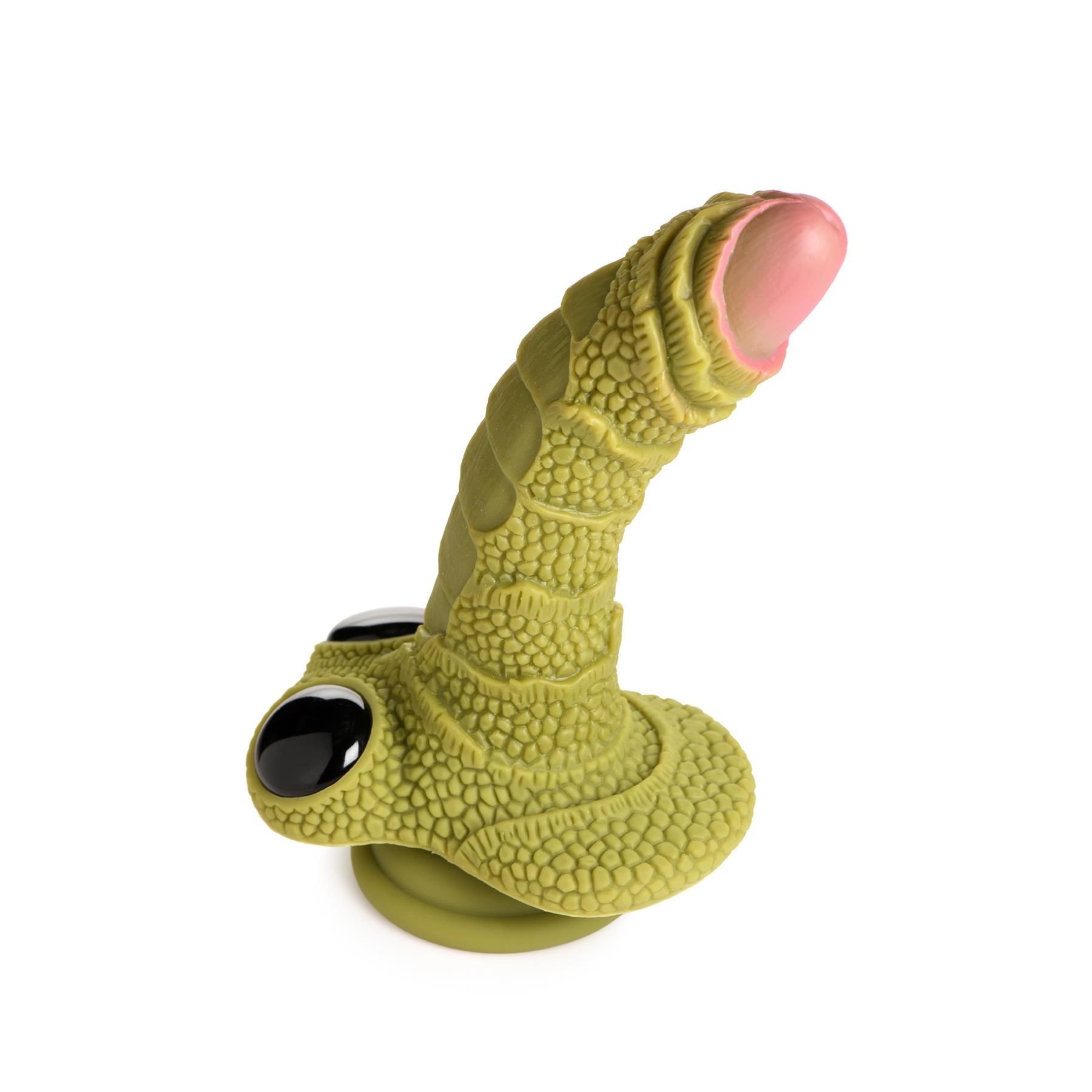CreatureCocks Swamp Monster Scaly Dildo - Product Shot #4