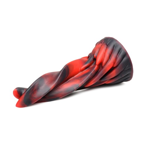 CreatureCocks Hell Kiss Twisted Tongue Dildo side view left facing