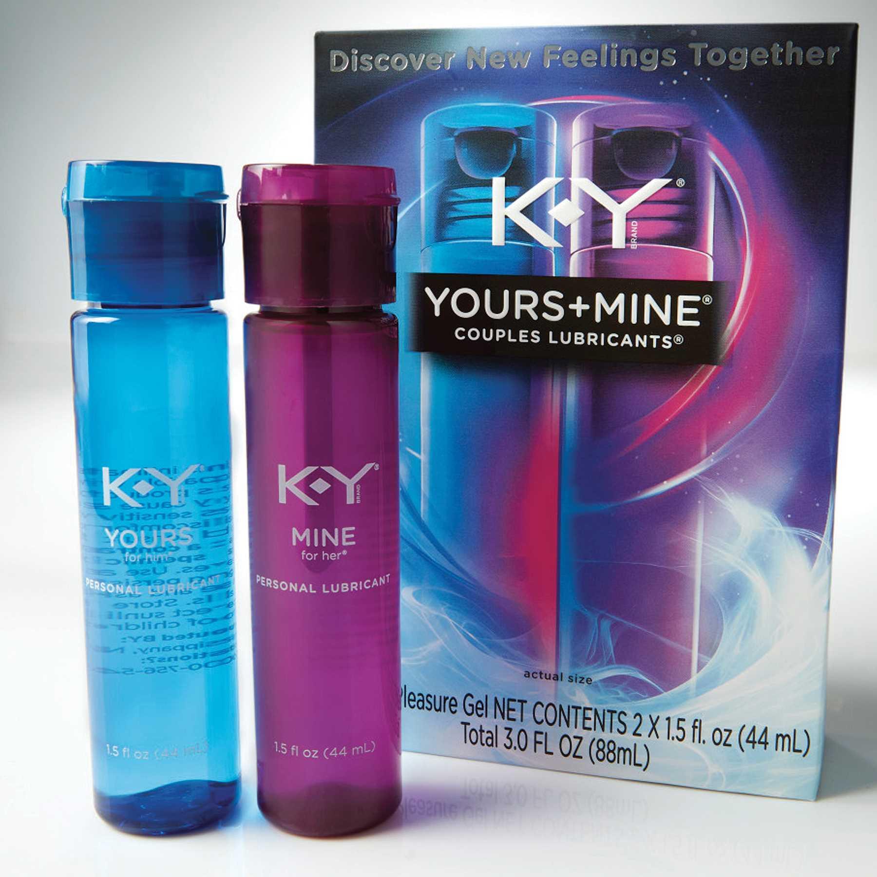 K-Y　Lubricants　Yours　Couples　Mine　Lubricant　Adam　Eve