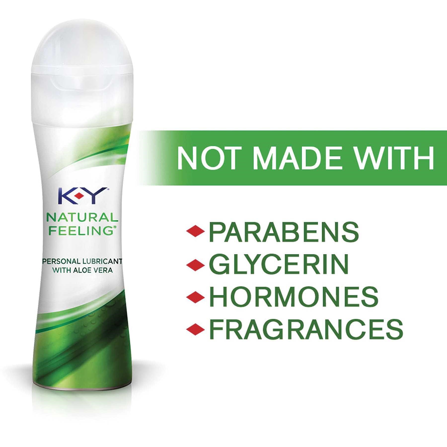 K-Y Natural Feeling With Aloe Vera Lubricant info