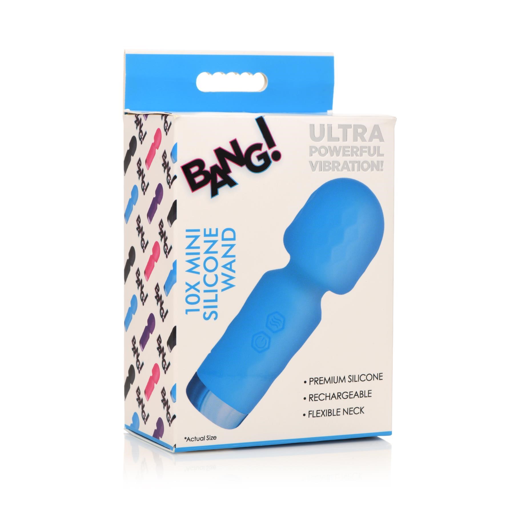 Bang! 10 Function Mini Silicone Wand - Packaging Shot