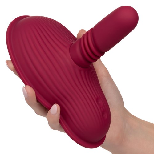 Dual Rider Thrust And Grind Vibrator - Hand Shot - Product