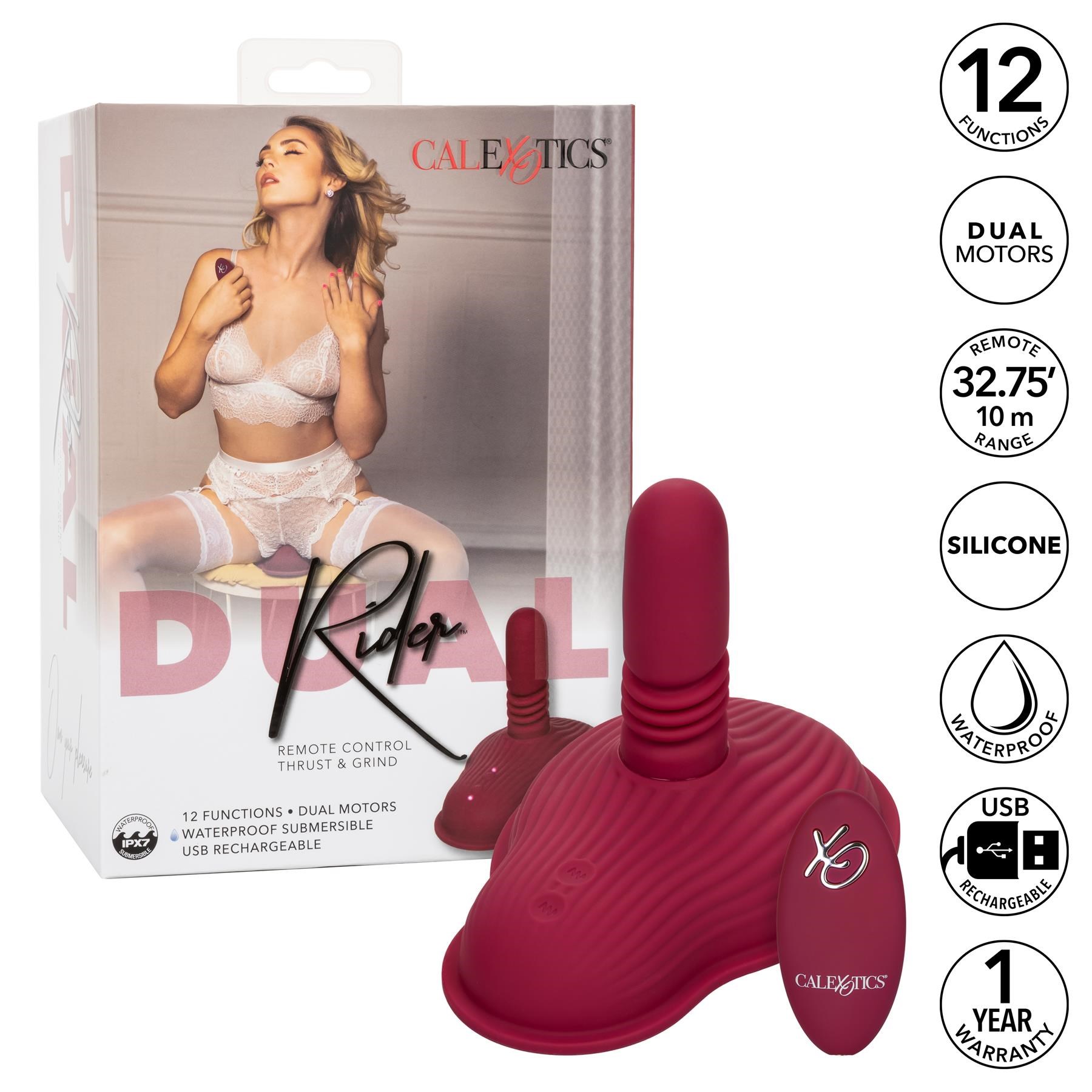 Dual Rider Thrust And Grind Vibrator - Features