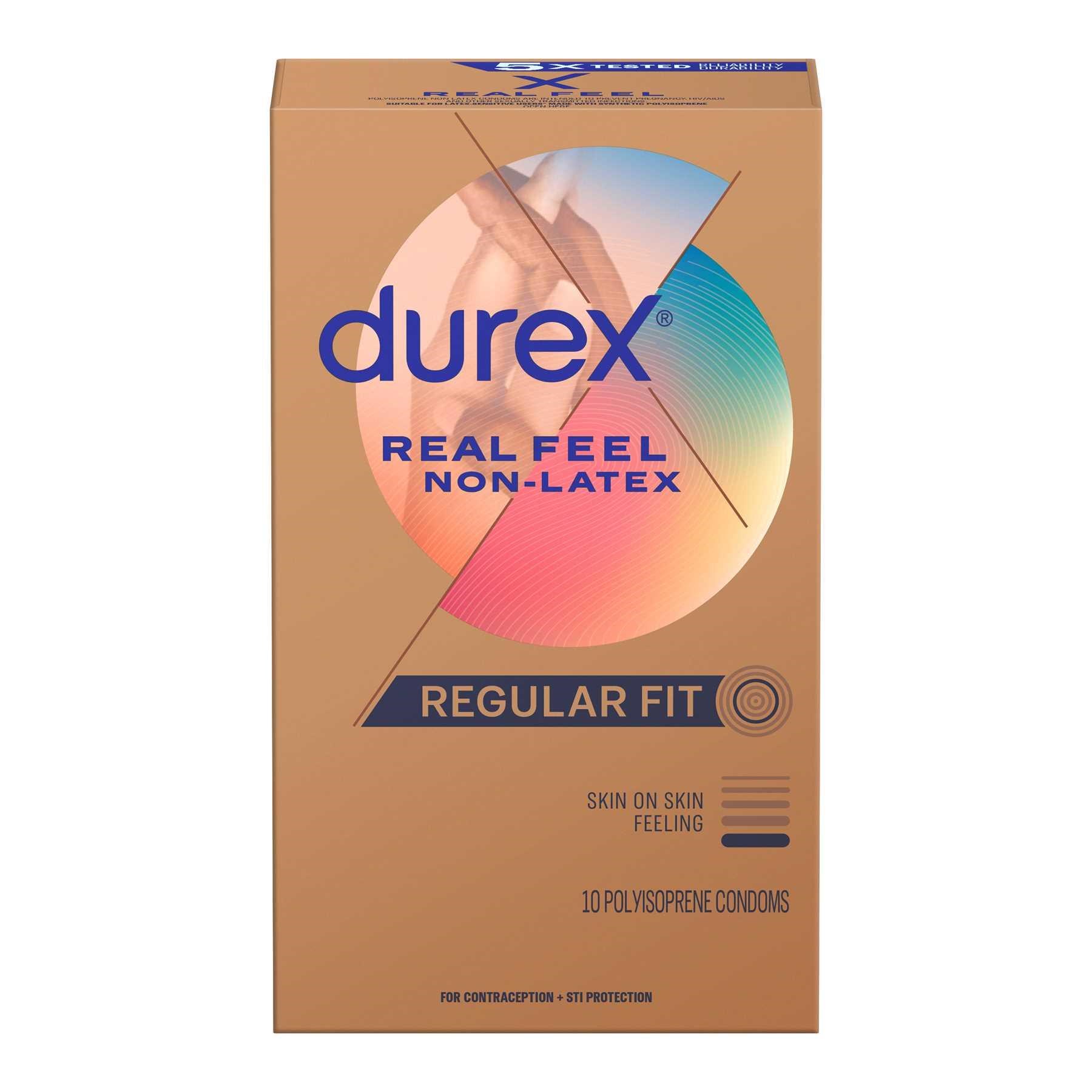 Durex Avanti Bare Realfeel Non-Latex Condom  front 10 count