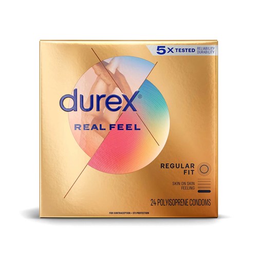 Durex Avanti Bare Realfeel Non-Latex Condom  front 24 count