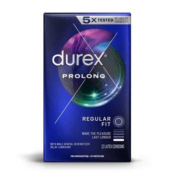 Durex Prolong Condom front box