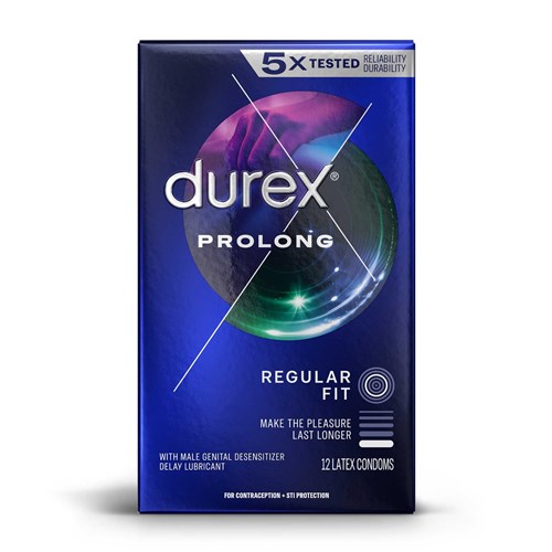 Durex Prolong Condom front box
