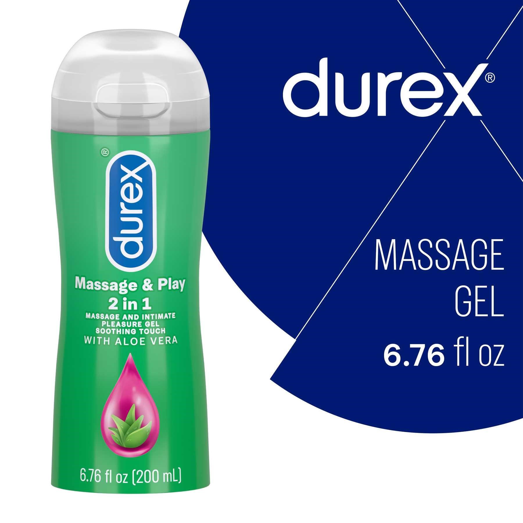 Durex Massage Soothing Touch 2-In-1 Lube front of bottle