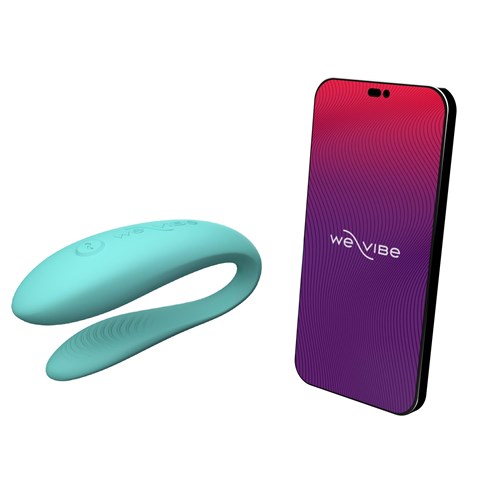 We-Vibe Sync Lite Couples Massager - Product Shot With App