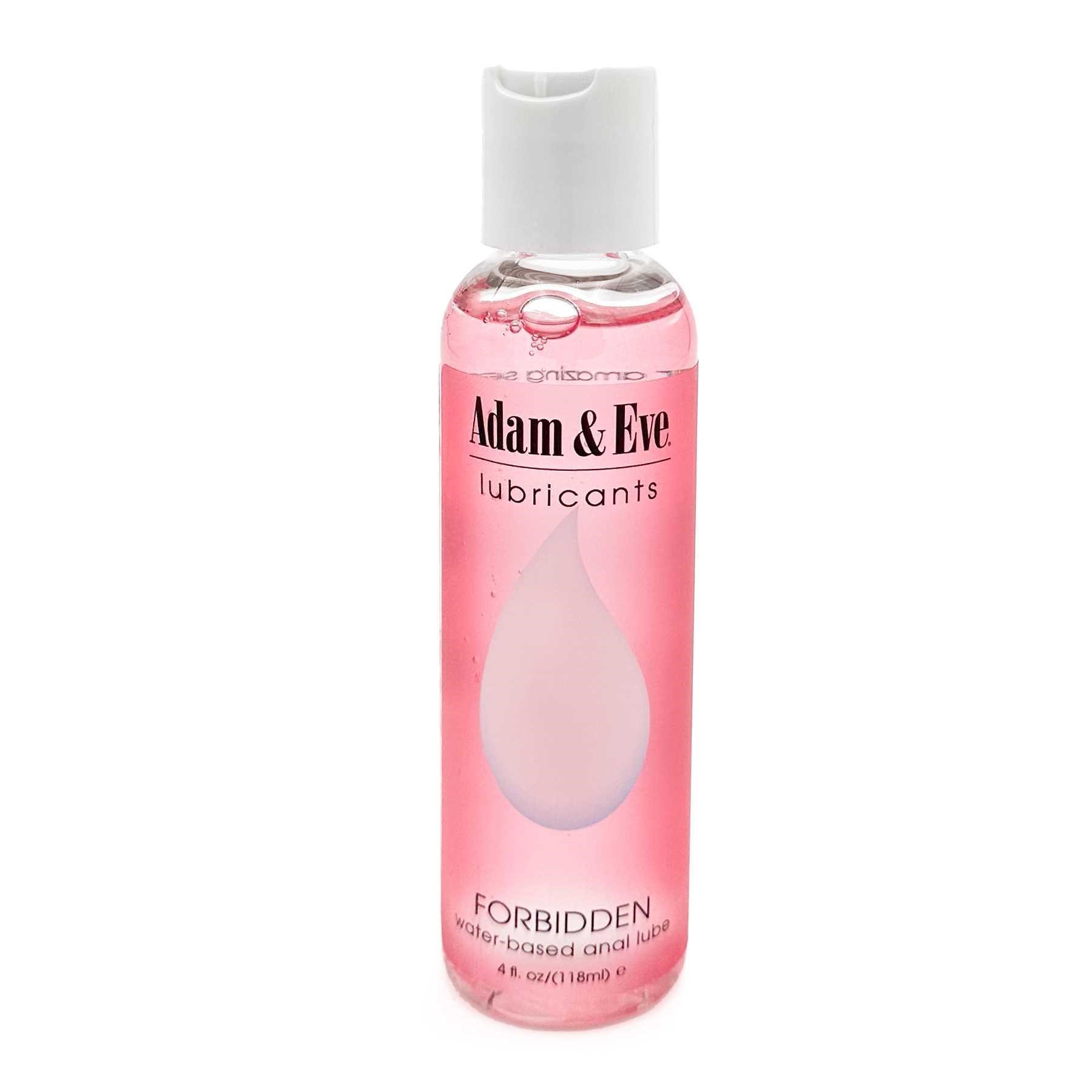 Adam & Eve Forbidden Anal Lubricant 4 oz front of bottle
