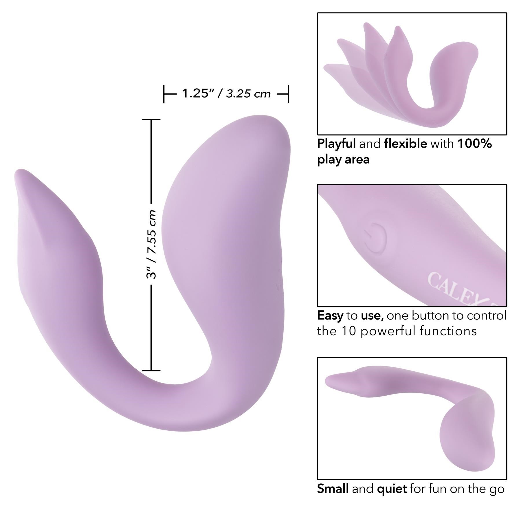 Slay #FlexMe Couples Vibrator - Instructions and Dimensions