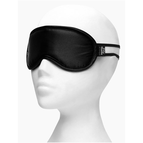 Fifty Shades of Grey & We-Vibe Come To Bed Couples Kit - Blindfold on Mannequin