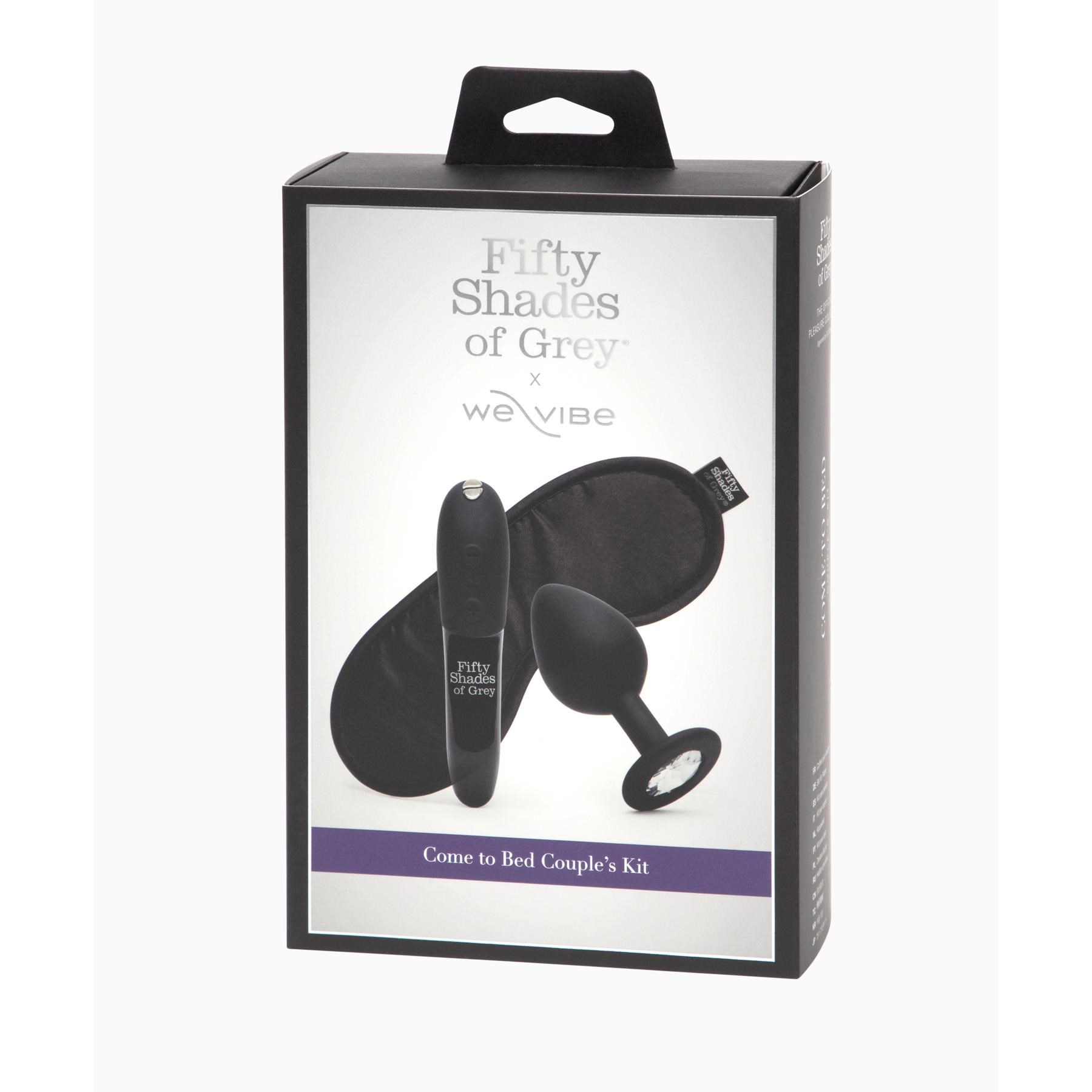 Fifty Shades of Grey & We-Vibe Come To Bed Couples Kit - Packaging