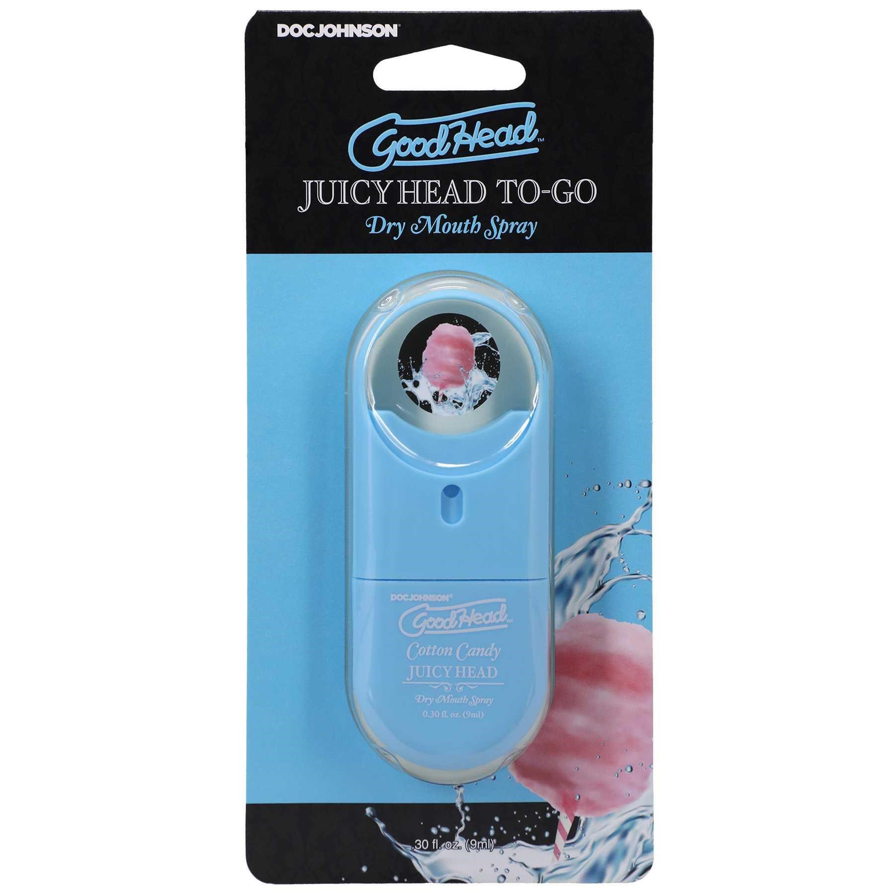 GoodHead - Juicy Head Dry Mouth Spray To-Go - Cotton Candy - .30 fl. oz. front package