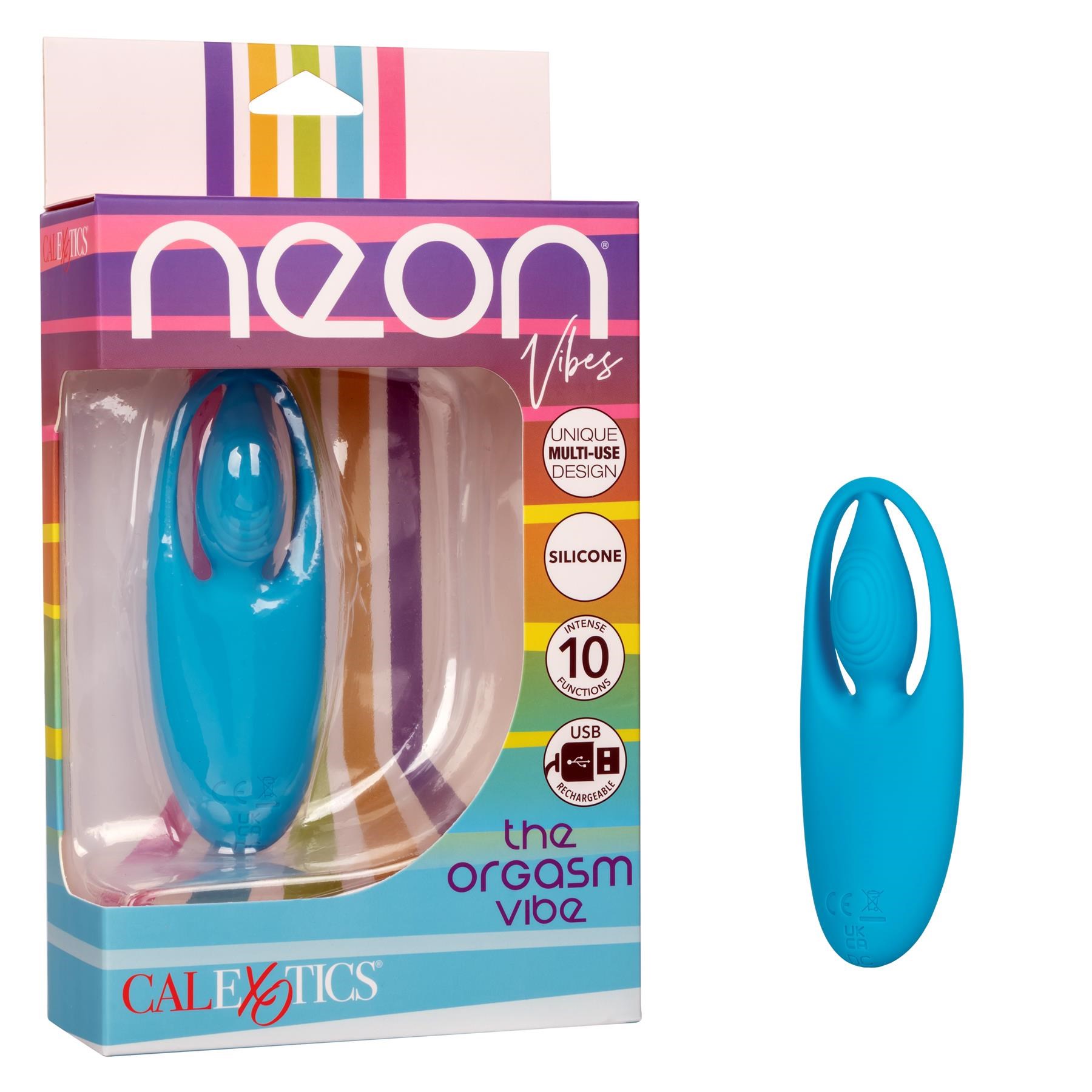 Neon The Orgasm Vibrator - Product and Packaging