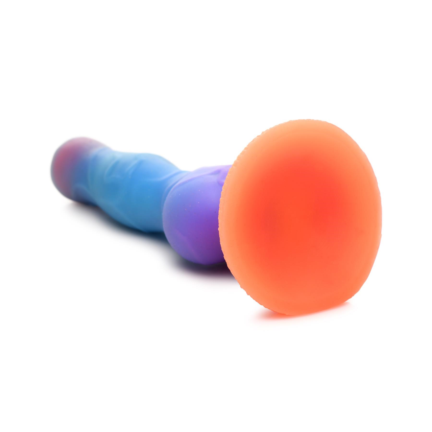 CreatureCocks Glow In The Dark Spacecock Dildo - Product Shot #6 - Suction Cup