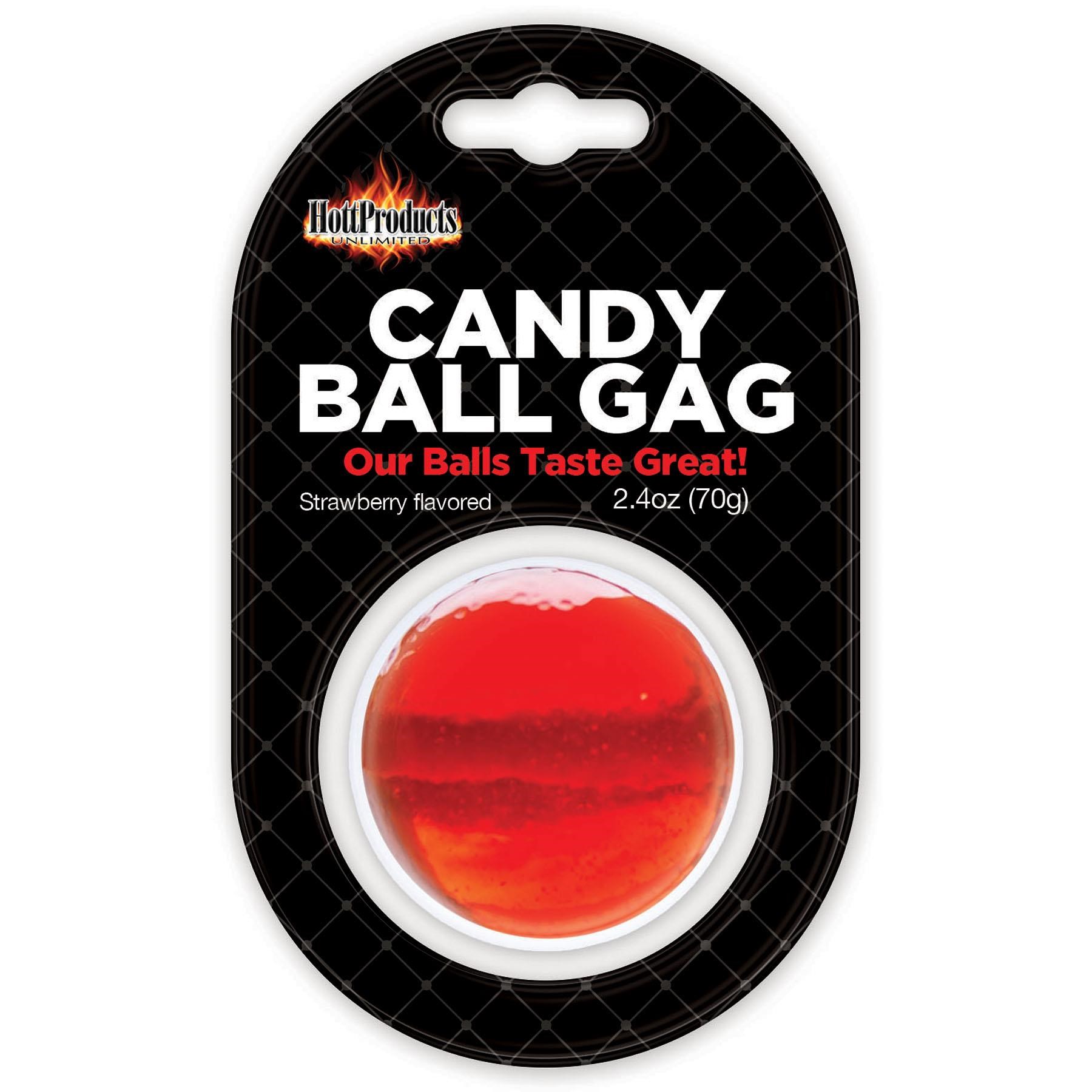 Candy Ball Gag - Packaging - Red