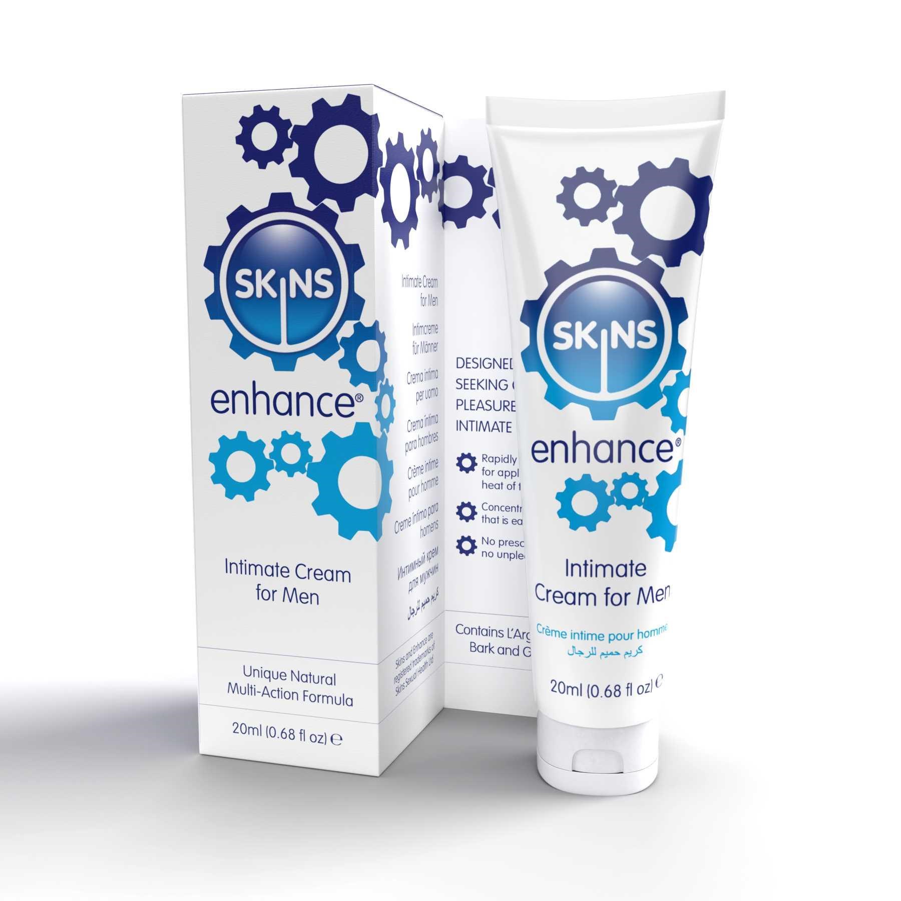 Skins Enhance Intimate Cream 20ml box & tube front