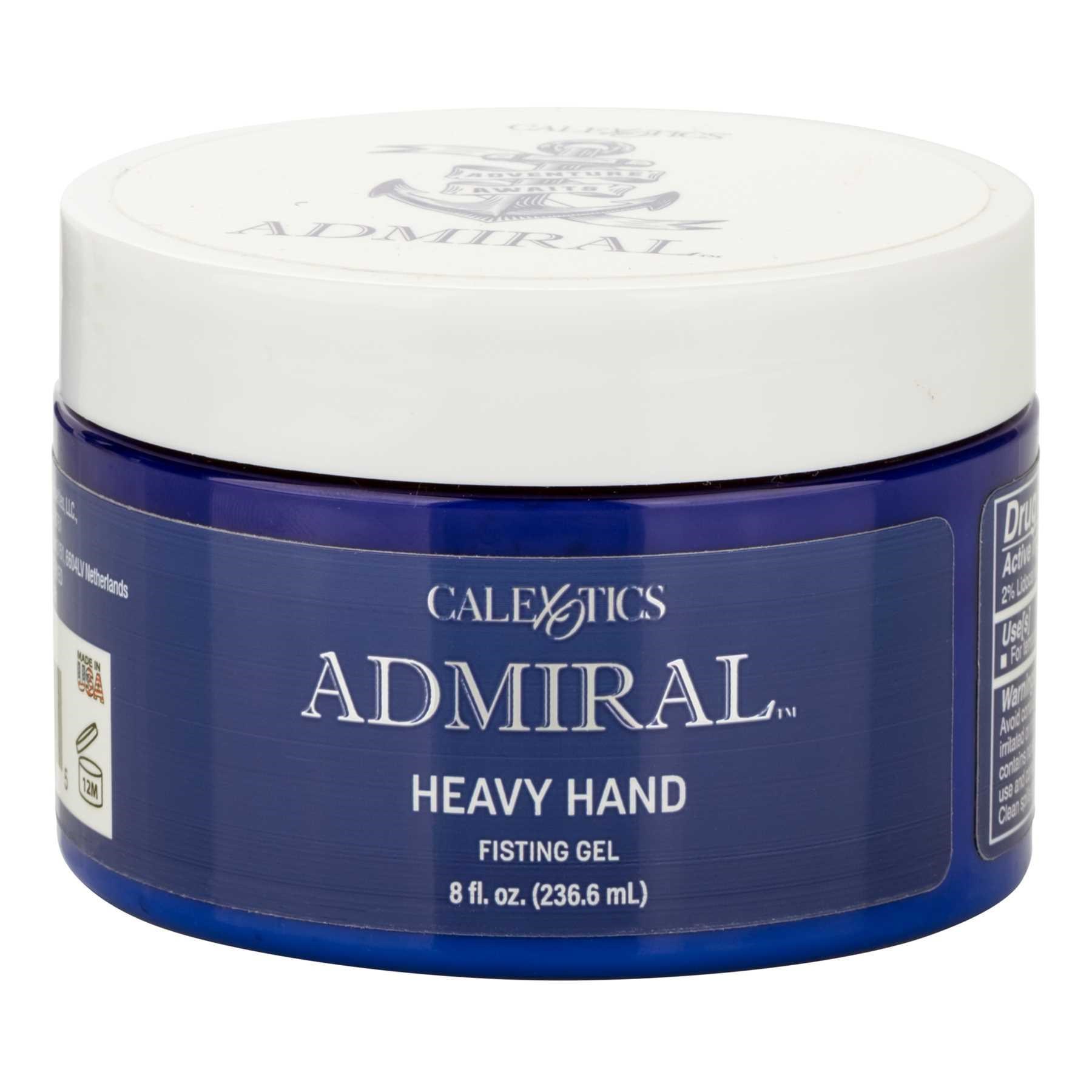 I592-Admiral™ Heavy Hand Fisting Gel Jar front