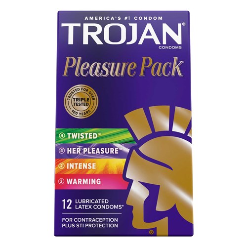 I607-Trojan Pleasure Pack 12ct