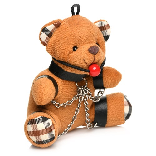 Master Series Gagged Teddy Bear Keychain - Product Shot